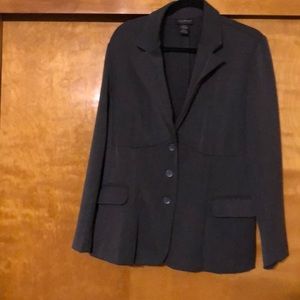 Lane Bryant Charcoal Blazer NWOT